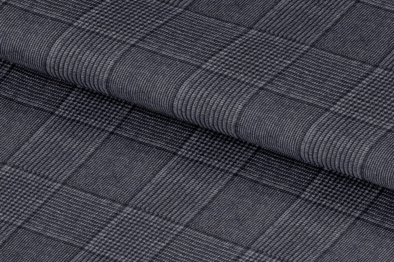 21339 LIGHT BLUE GREY HOUNDSTOOTH CHECK