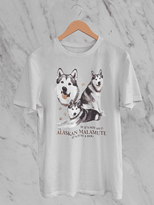 Alaskan Malamute Pride Sports Grey Softstyle T-Shirt