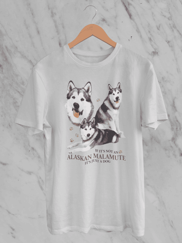 Alaskan Malamute Pride Sports Grey Softstyle T-Shirt