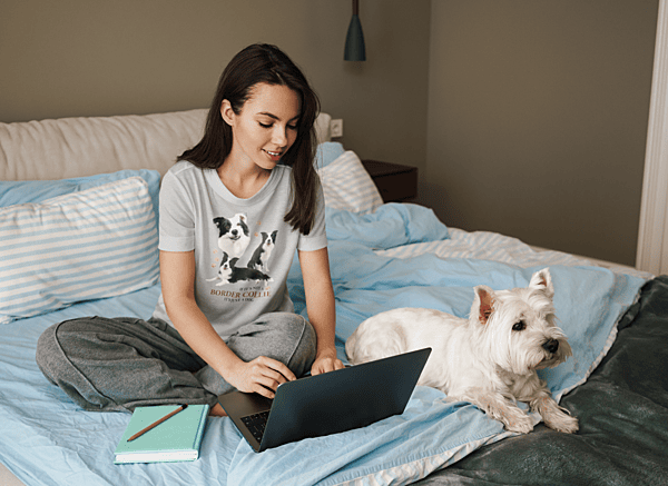 Border Collie Pride Sports Grey Softstyle T-Shirt