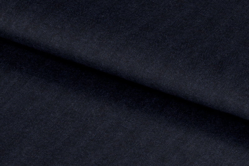 V 21360 DARK DENIM HERRINGBONE