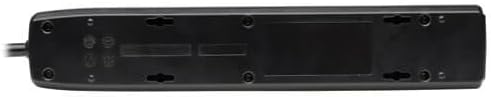Tripp Lite 7 Right Angle Outlet Surge Protector Power Strip, 6ft. Cord, Right Angle Plug, 1440 Joules, Tel/Modem Protection