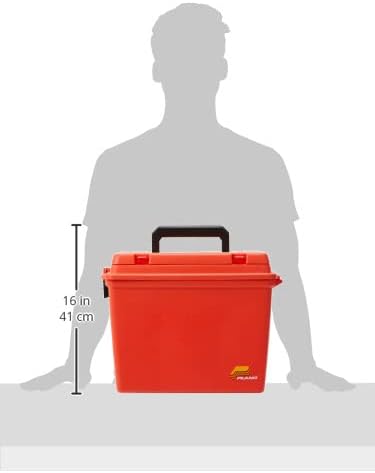 Plano Extra Large Dry Storage Box with Tray Orange