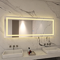 Wall mirror - LED bathroom mirror (32*84 INCH)
