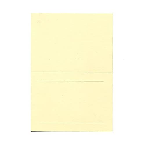 JAM PAPER Blank Fold-Over Cards 65-lb Smooth Cardstock 100/Pack