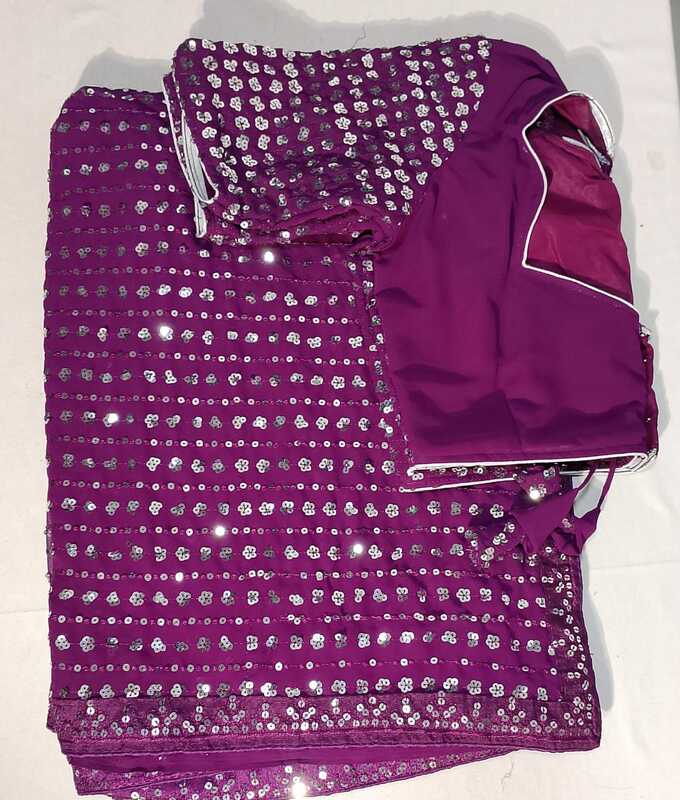 J139: Ready To Ship Beautiful Saree With Stitched Blouse J139: Ready To Ship Beautiful Saree With Stitched Blouse