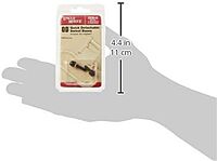 Uncle Mike's 115 RGS Sling Swivel Wood Screw Set, One each 1/2-Inch and 3/4-Inch Screws, Black, Model:25200