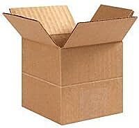 14 In. x 14 In. x 14 In. Multi-Depth Corrugated Carboard Boxes for Shipping, Moving, and Storage - 25/Count