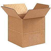 14 In. x 14 In. x 14 In. Multi-Depth Corrugated Carboard Boxes for Shipping, Moving, and Storage - 25/Count