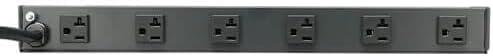 Tripp Lite 12-Outlet Rackmount PDU Power Strip, Six Front & Six Rear Facing Outlets, 20A, 120V, 15ft Cord with L5-20P Plug