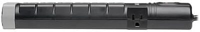 Tripp Lite 8 Outlet Surge Protector Power Strip, 6ft Cord Right Angle Plug, Tel/Modem, & $150K INSURANCE (TLP806TEL)
