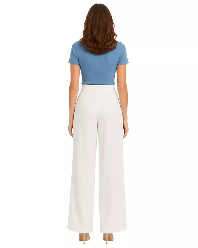 Elegant high-waisted wide-leg Pants