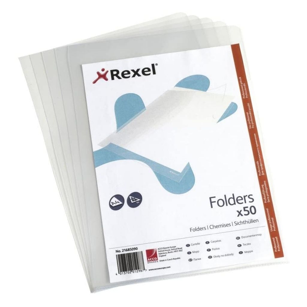 REXEL L-SHAPE FOLDER 150mic #21685090