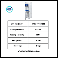 Specification of Atlantis Prime Cooling Cabinet Water Dispenser Machine.