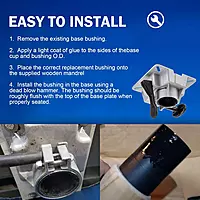 2171000 TRAC-Lock Boat Seat Swivel Bushing fit for Springfield 2-3/8" Marine Pontoon Boat Pedestal Bushing，to The seat