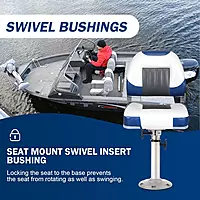 2171000 TRAC-Lock Boat Seat Swivel Bushing fit for Springfield 2-3/8" Marine Pontoon Boat Pedestal Bushing,to The seat