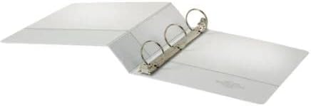 Office Depot Brand Durable View 3-Ring Binder, 2in Round Rings, White