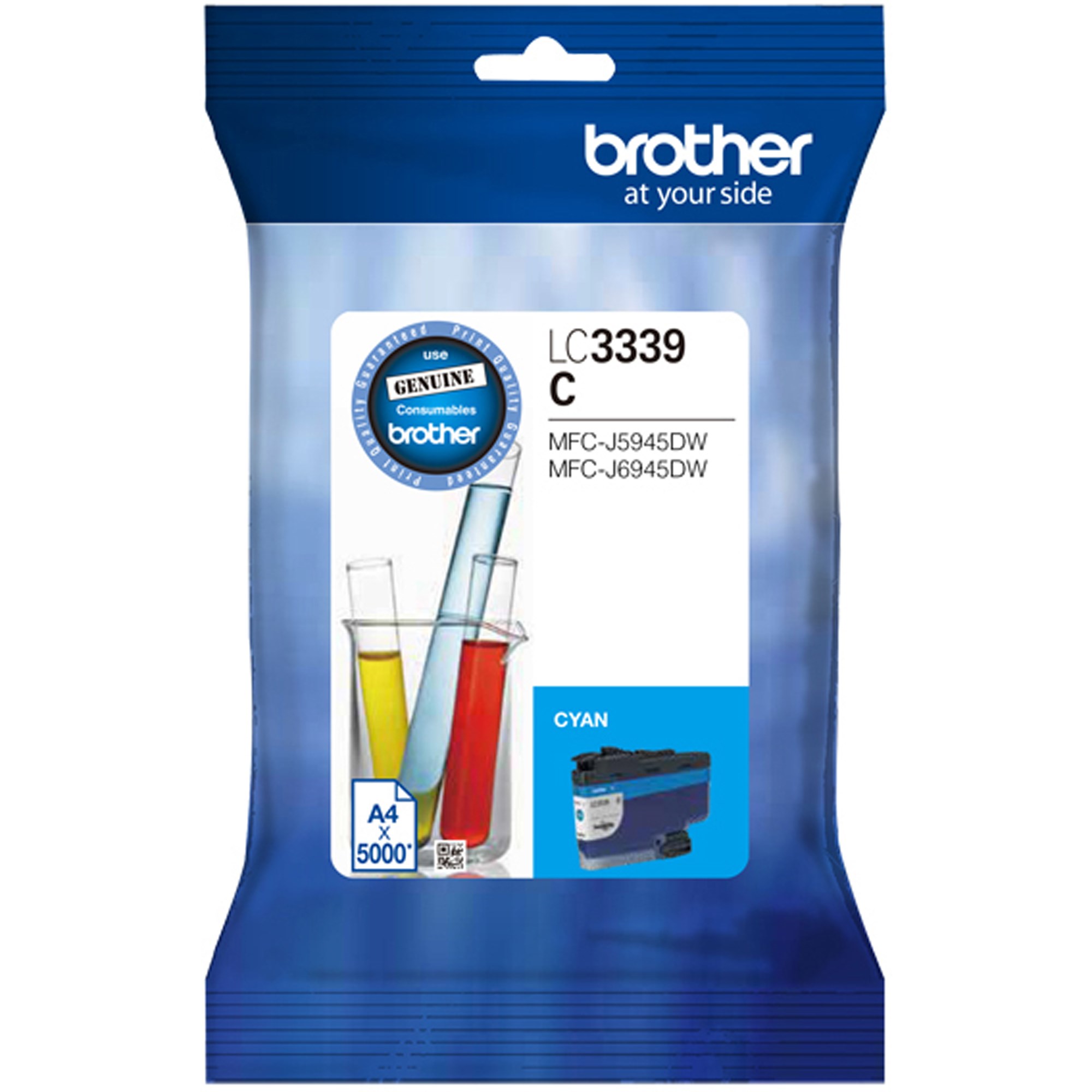 Brother LC-3339XLC Ink Cartridge High Yield Cyan