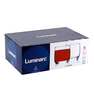 Vigne 31 CL طقم كاسات عصير لومينارك 6 كاسات Vigne 31 CL طقم كاسات عصير لومينارك 6 كاسات