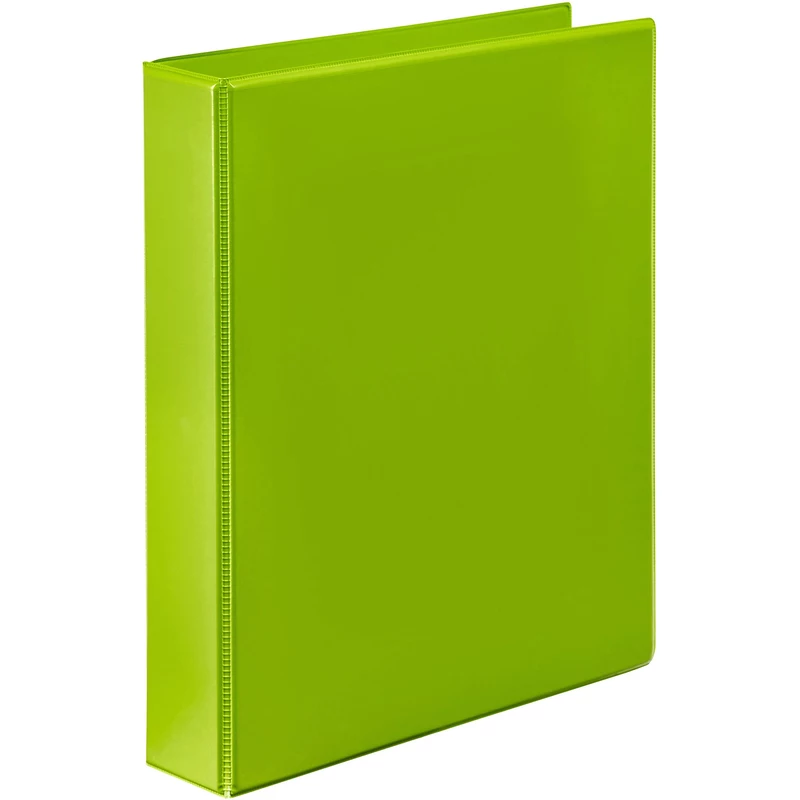 Marbig Clearview Insert Binder A4 2D Ring 38mm Lime