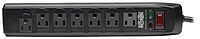 Tripp Lite 7 Right Angle Outlet Surge Protector Power Strip, 6ft. Cord, Right Angle Plug, 1440 Joules, Tel/Modem Protection