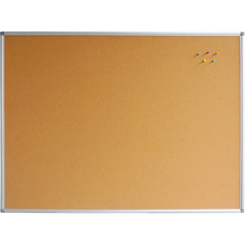 Rapidline Corkboard 2400W x 15D x 1200mmH Aluminium Frame