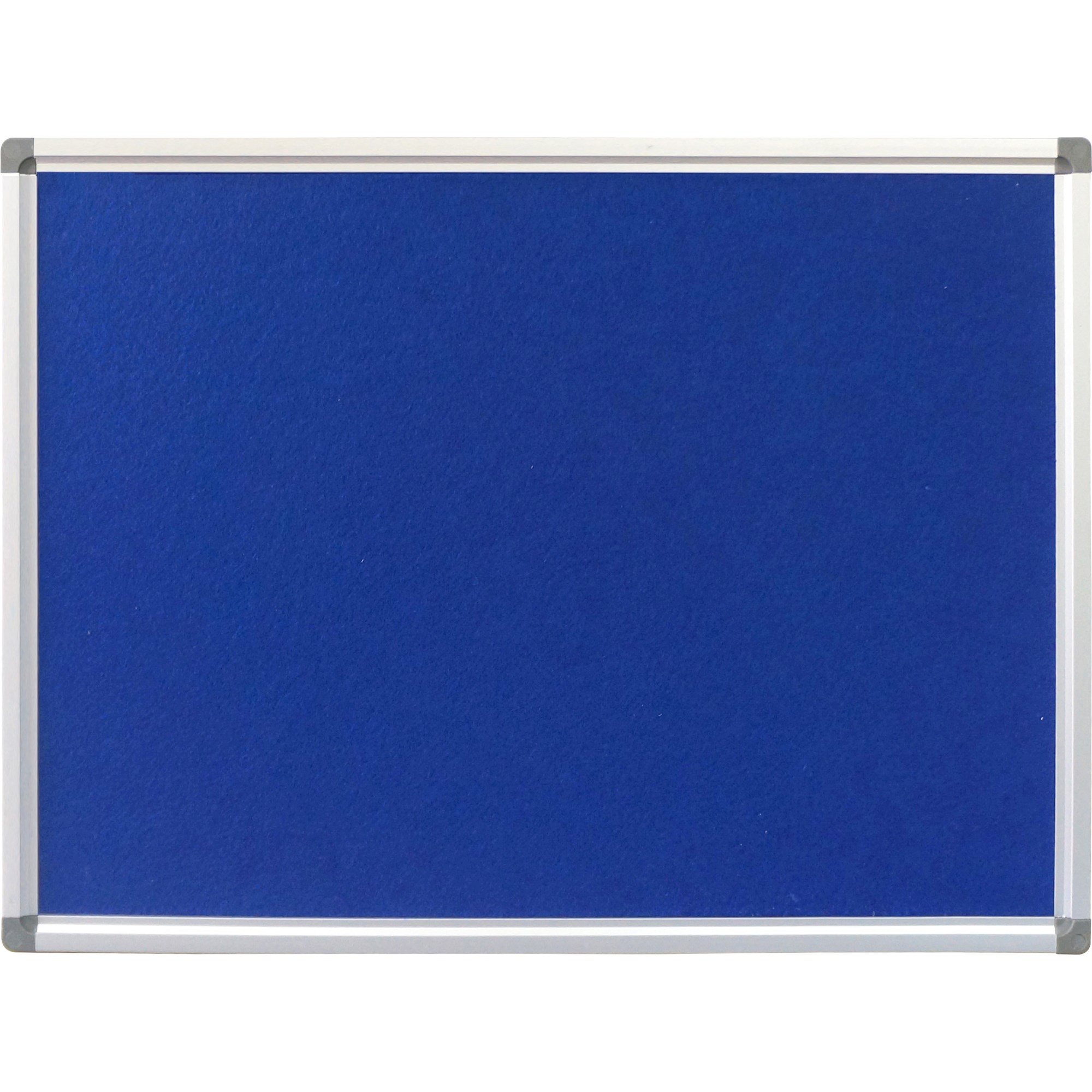 Rapidline Pinboard 2400W x 15D x 1200mmH Blue Felt Aluminium Frame