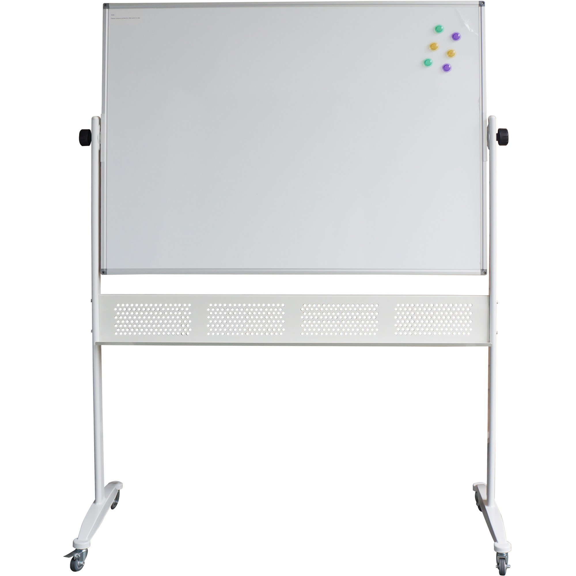 Rapidline Standard Mobile Whiteboard 1200 x 900mm Aluminium Frame