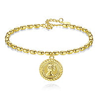 Gold-Plated Queen Elizabeth Bracelet