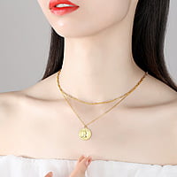 Gold-Plated Queen Elizabeth Necklace Gold-Plated Queen Elizabeth Necklace