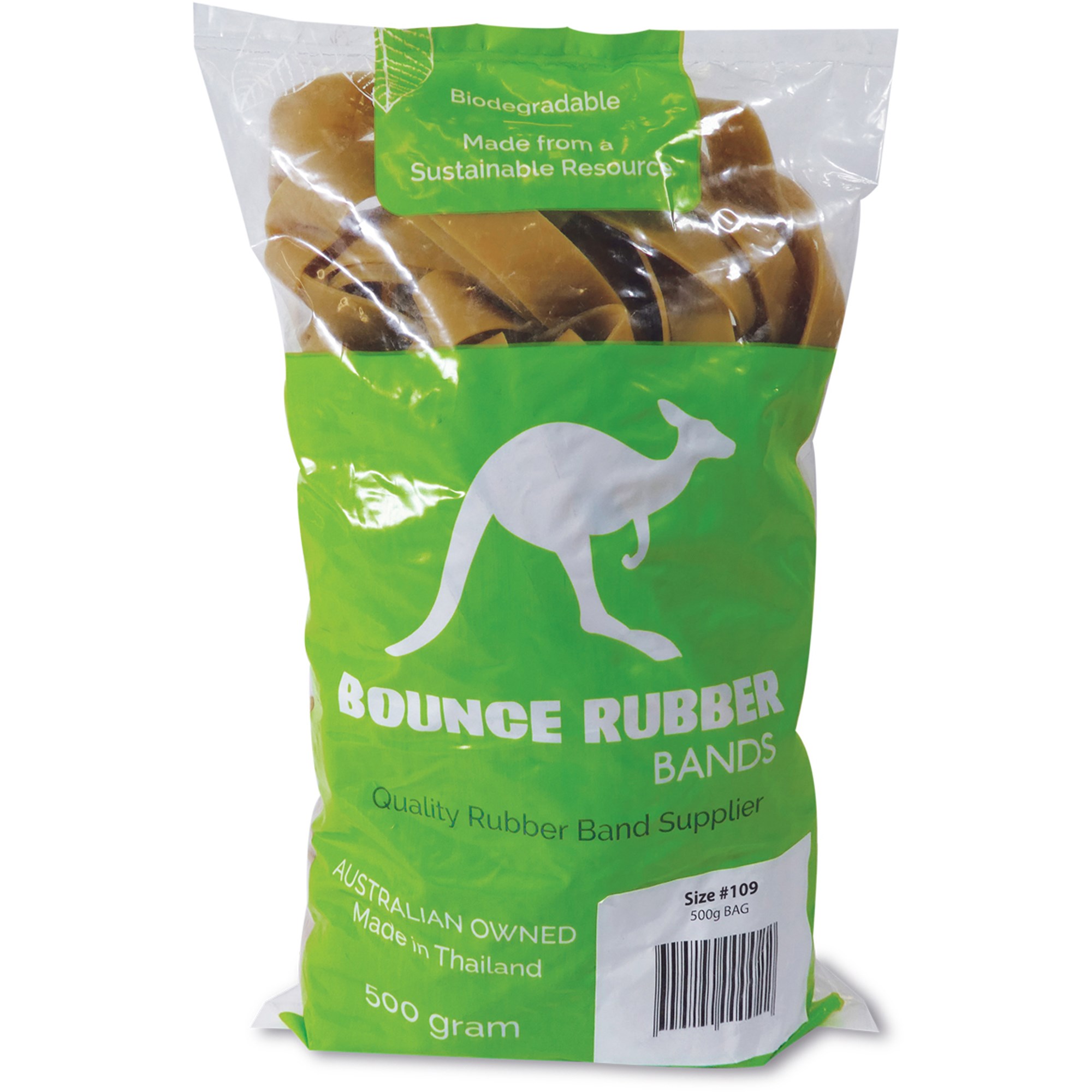 Bounce Rubber Bands Size 109 Bag 500gm