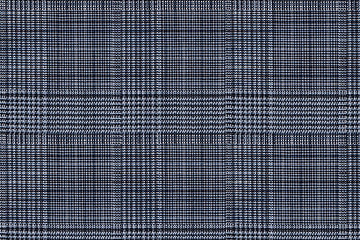 G1-22956 BLUE & WHITE HOUNDSTOOTH PLAID