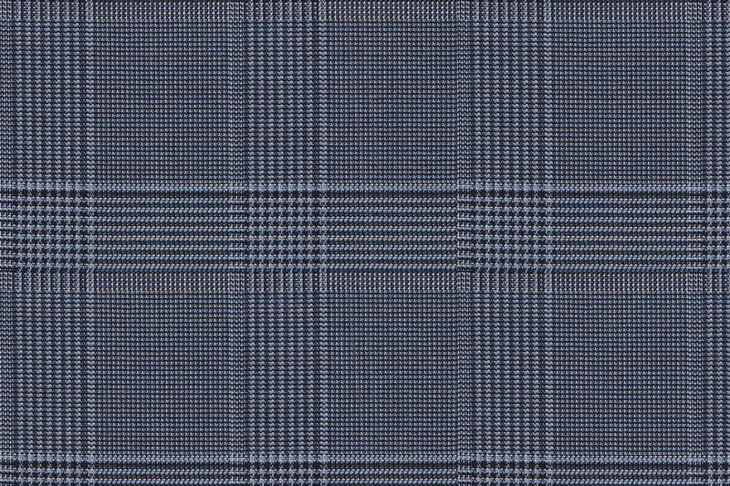 G1-22956 BLUE & WHITE HOUNDSTOOTH PLAID