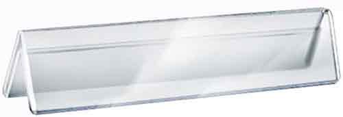 Azar Displays Acrylic Two-Sided Nameplates (Pack of 10)