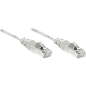 Intellinet 341967 Patch Cable, Cat6, UTP, 7 feet , White - PVC cable jacket for flexibility and durability with snag-free