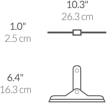 simplehuman Foldaway Squeegee, Die-cast Zinc & Anodized Aluminum