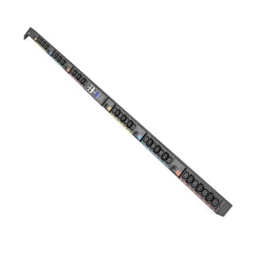 Eaton 3-Phase Metered Input Rack PDU G4, 208V, 42 Outlets, 48A, 17.3kW, 460P9W Input, 10 ft. Cord, 0U Vertical