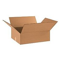 Flat Corrugated Boxes, 17 x 14 x 5 - 25 EACH PER BUNDLE [PRICE is per BUNDLE]