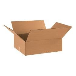 Flat Corrugated Boxes, 17 x 14 x 5 - 25 EACH PER BUNDLE [PRICE is per BUNDLE]