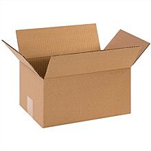 PARTNERS BRAND Corrugated Boxes, 12in x 8in x 6in, Kraft, Pack of 25