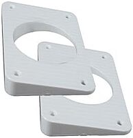 Taco Wedge Plates f/Grand Slam Outriggers - White