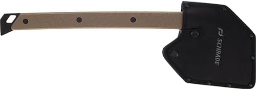 Schrade Delta Class Backdraft Axe 19.5in with a 4.75in 3Cr13 Steel Blade and G10 Handle for Outdoor Survival, Camping