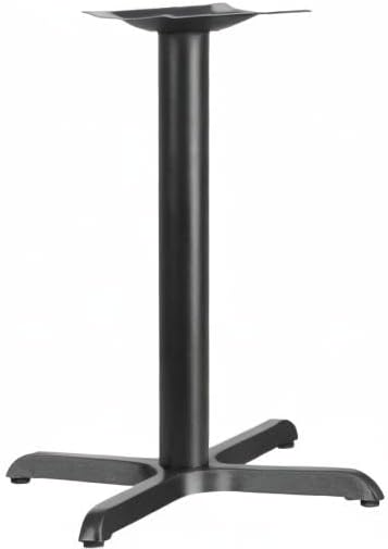 Flash Furniture Beverly 23.75" x 30" Restaurant Table X-Base with 3" Diameter Table Height Column