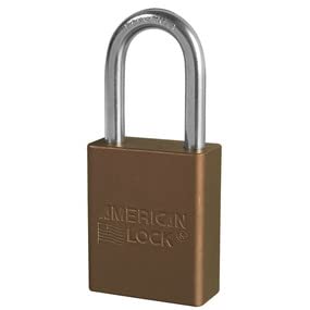 AMERICAN LOCK Duranodic 5-Pin Safety Padlock - Keyed Different, Brown