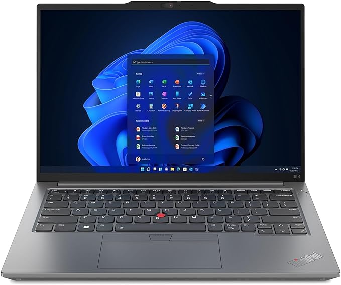 Lenovo ThinkPad E14 Gen 5, Intel Core i7 1355U, 8GB DDR4 3200 (Up to 40GB Support), 512GB SSD M.2 2242 PCIe 4.0x4 NVMe Opal 2.0