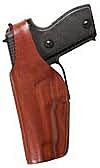 BIANCHI Model 19L Thumbsnap Suede-Lined Leather Belt Slide Holster