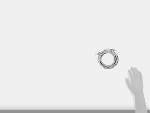 Belkin 15ft CAT5e Patch Cable RJ-45 Male to Male - Gray