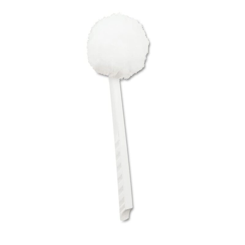 Boardwalk 00160 Deluxe Bowl Mop, 10" Handle, 2" dia. Head, Plastic, White (Case of 25)
