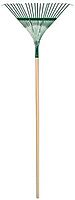 Union Tools 20" Poly Steel Leaf Rake with 48" Wood Handle
