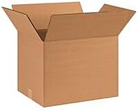 Corrugated Shipping Boxes, 16"L x 12"W x 12"D